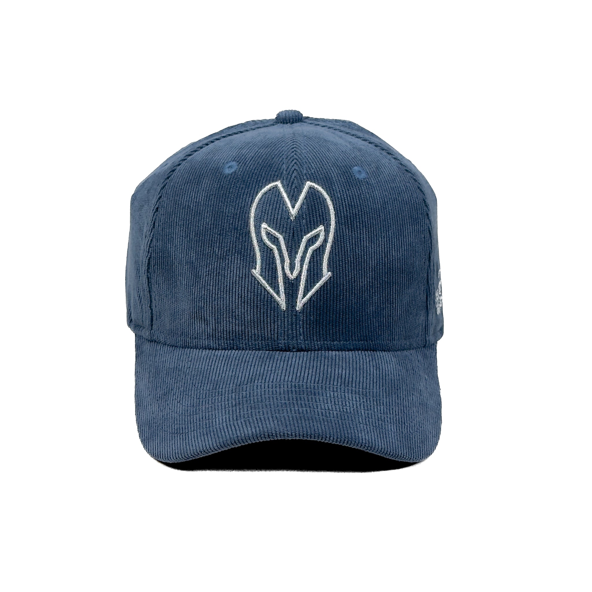 HEAD GEAR SILVER BLUE SUEDE CORD LIMITED EDITION CAP