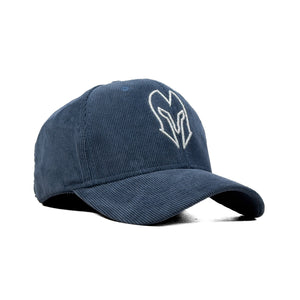 HEAD GEAR SILVER BLUE SUEDE CORD LIMITED EDITION CAP