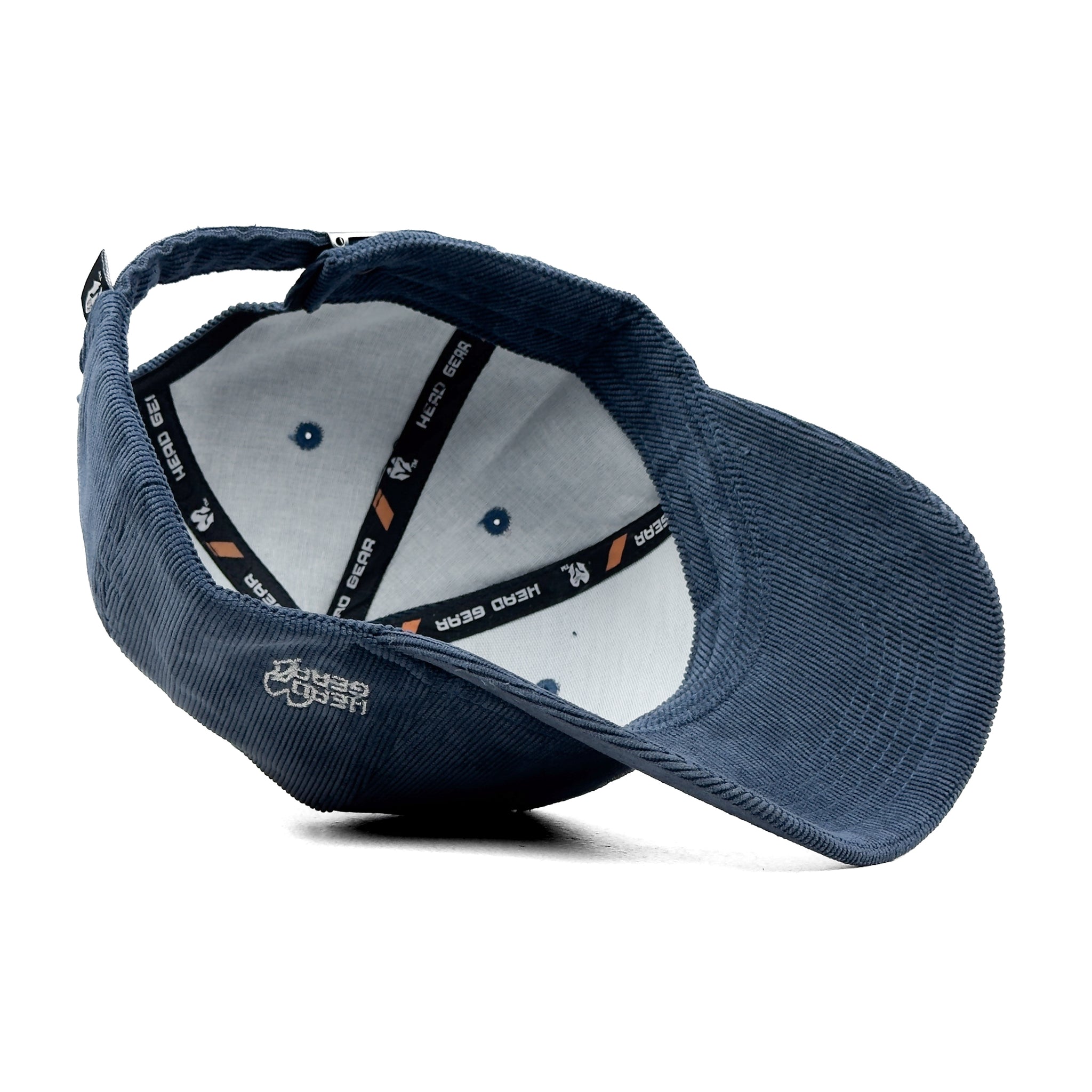 HEAD GEAR SILVER BLUE SUEDE CORD LIMITED EDITION CAP