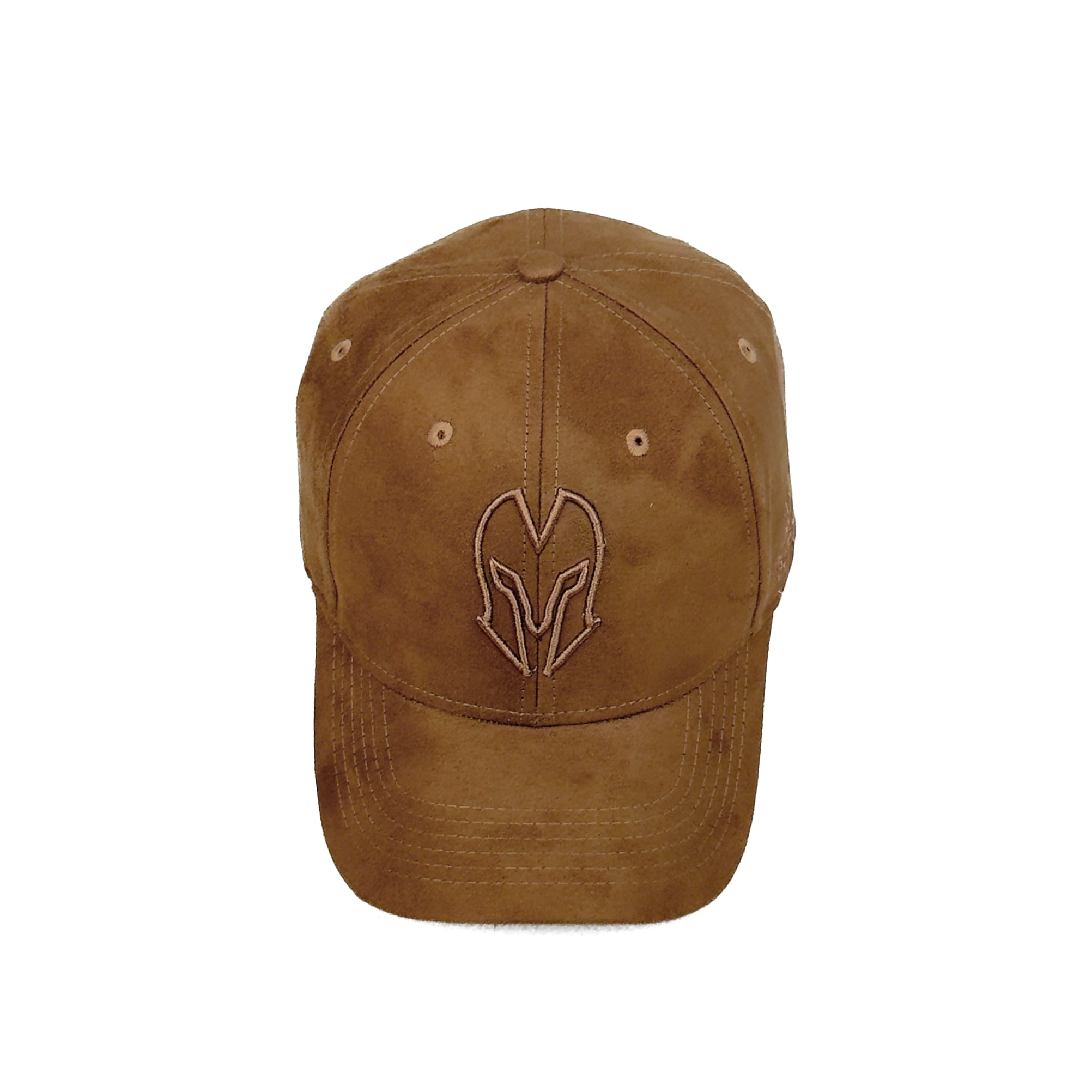 HEAD GEAR BROWN SUPER SUEDE CURVED VISOR CAP