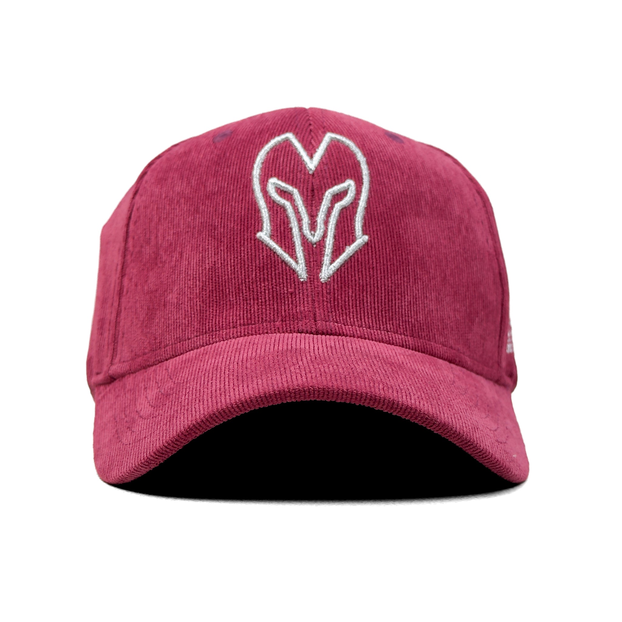 HEAD GEAR SILVER MAROON SUEDE CORD LIMITED EDITION CAP