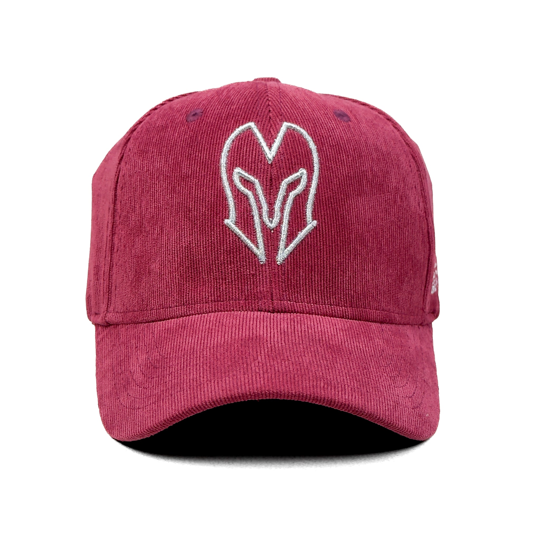 HEAD GEAR SILVER MAROON SUEDE CORD LIMITED EDITION CAP