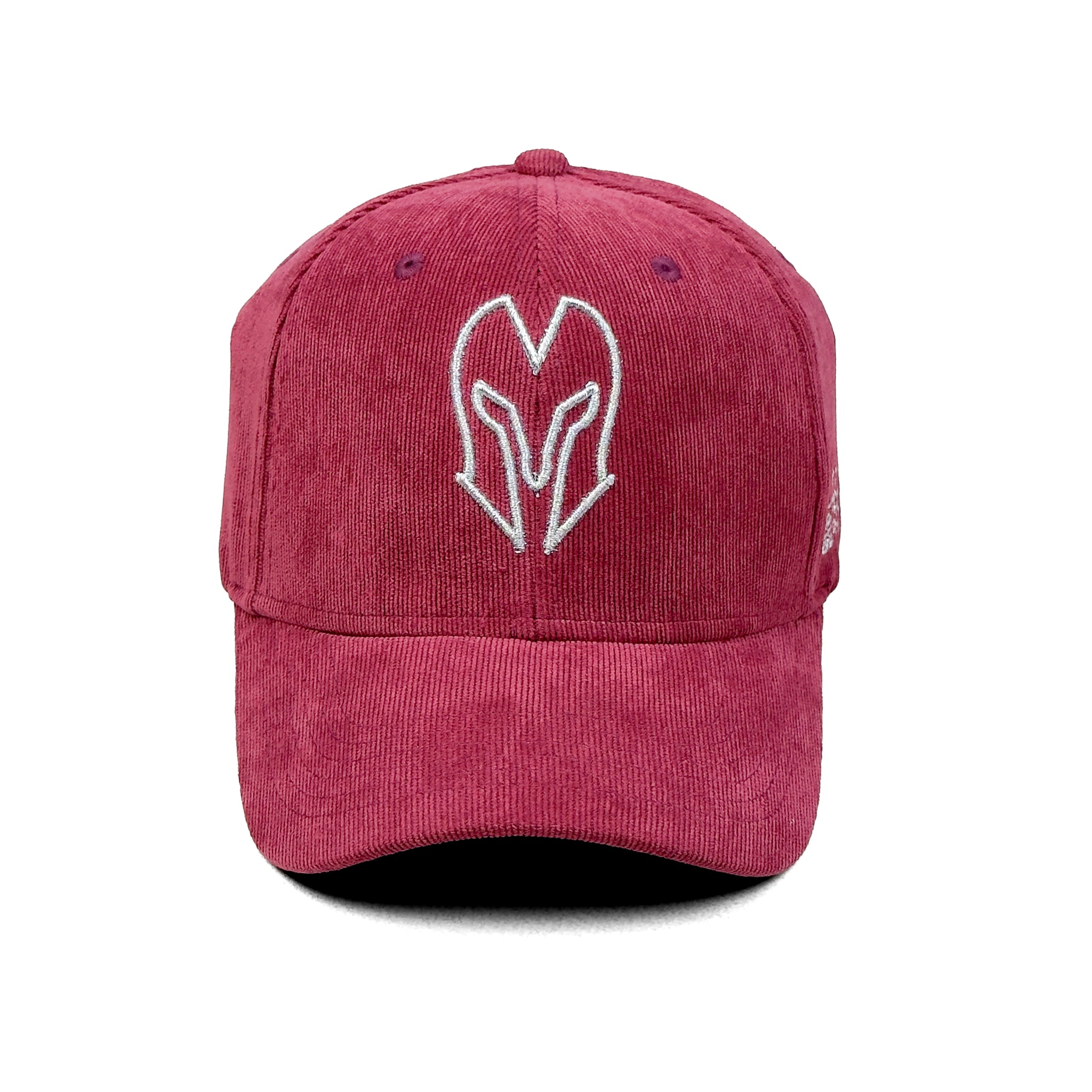 HEAD GEAR SILVER MAROON SUEDE CORD LIMITED EDITION CAP