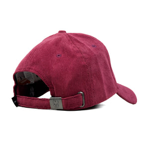 HEAD GEAR SILVER MAROON SUEDE CORD LIMITED EDITION CAP