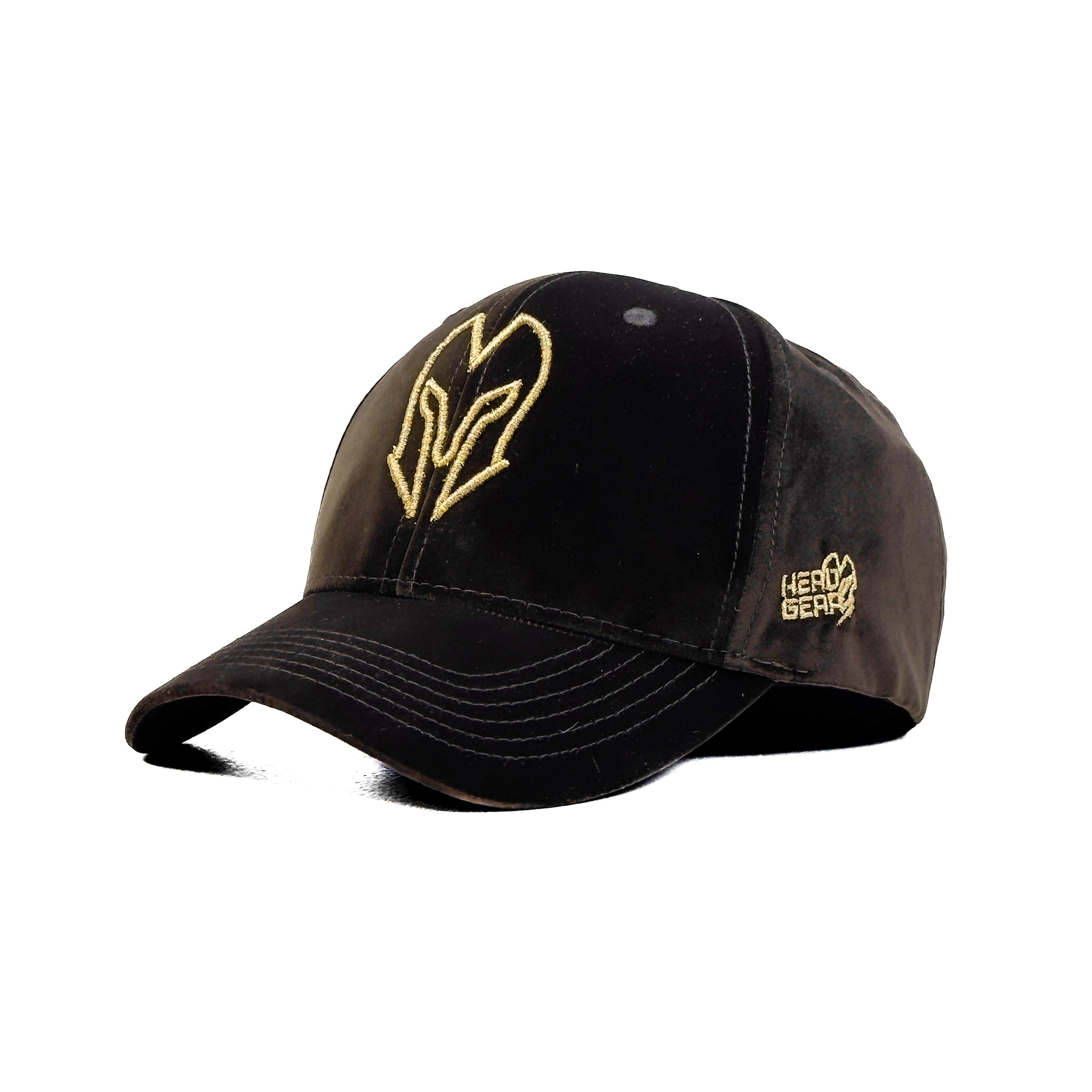 HEAD GEAR COFFEE GOLD VELVET LIMITED EDITION CAP