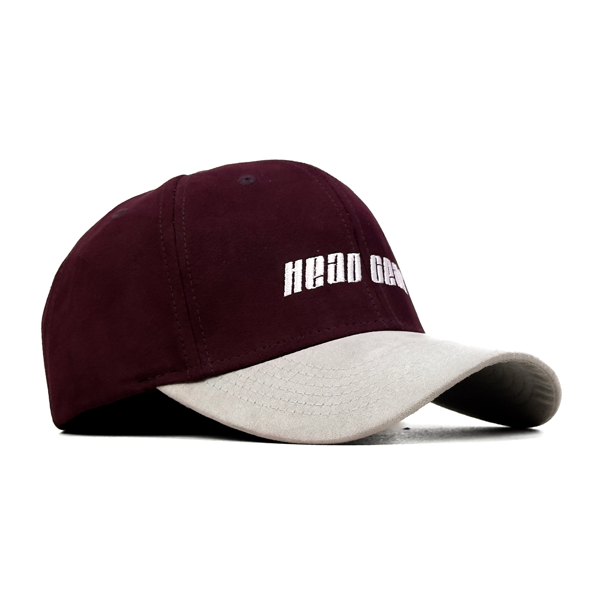 HEAD GEAR MAROON GREY DUAL TONE CAP