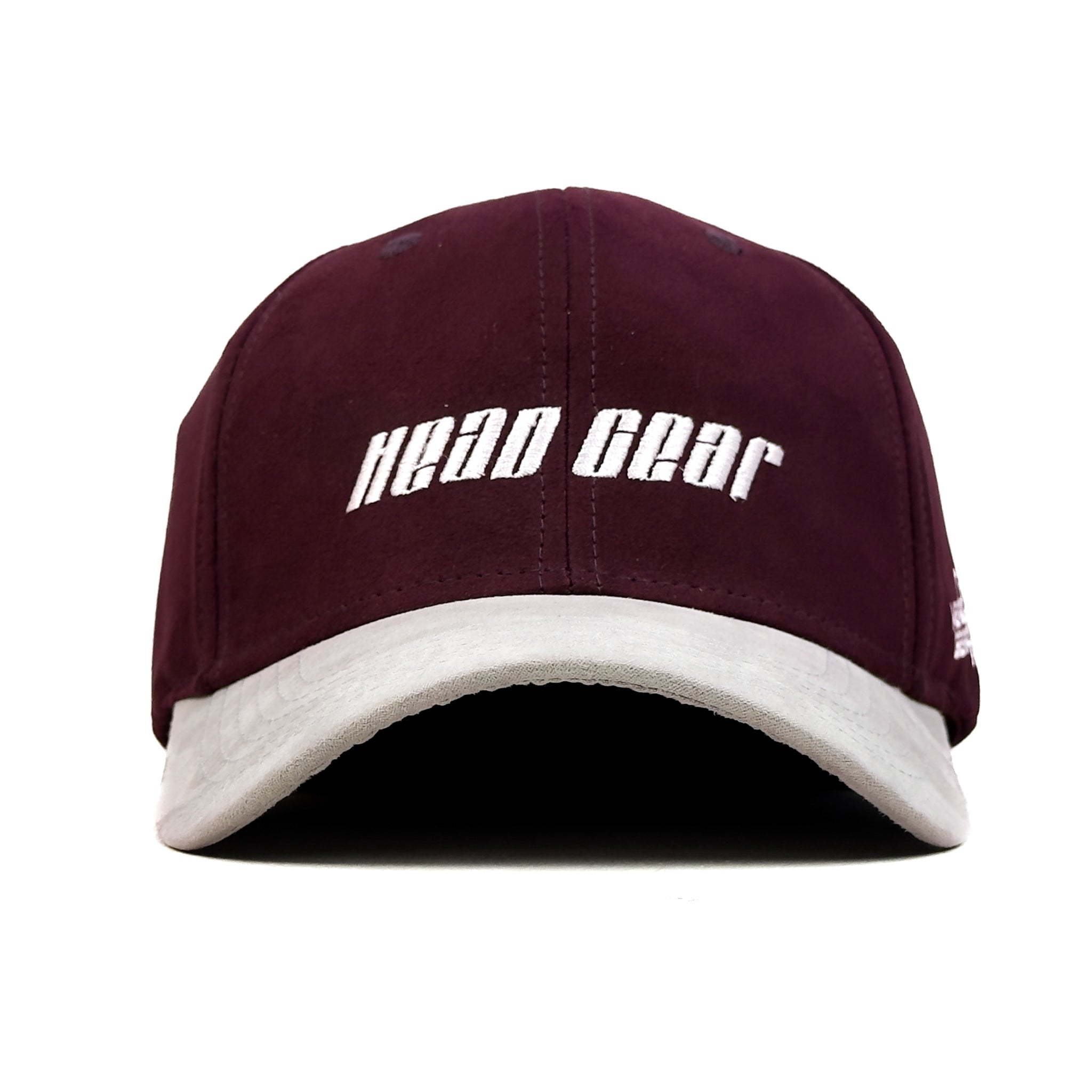 HEAD GEAR MAROON GREY DUAL TONE CAP