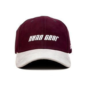 HEAD GEAR MAROON GREY DUAL TONE CAP