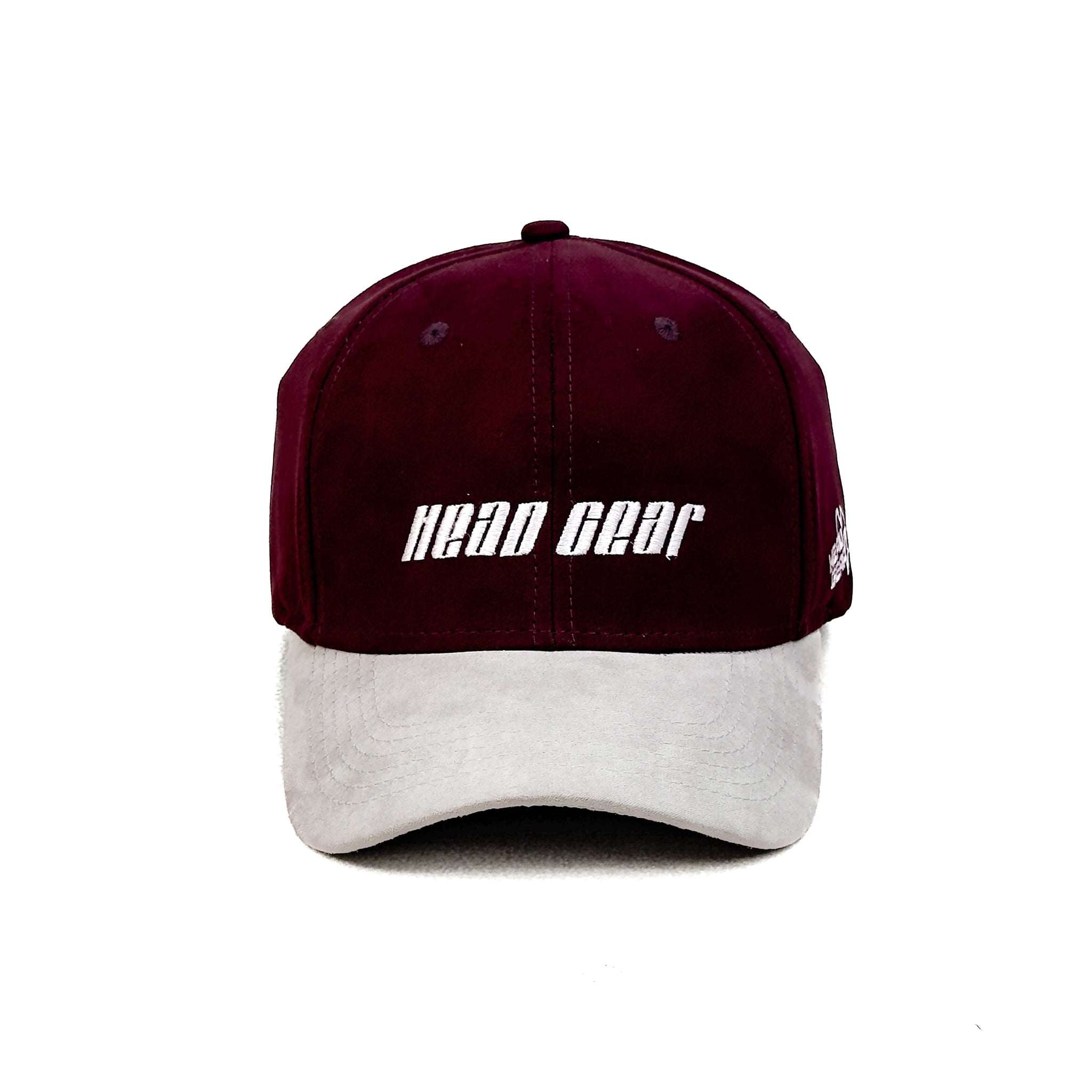 HEAD GEAR MAROON GREY DUAL TONE CAP