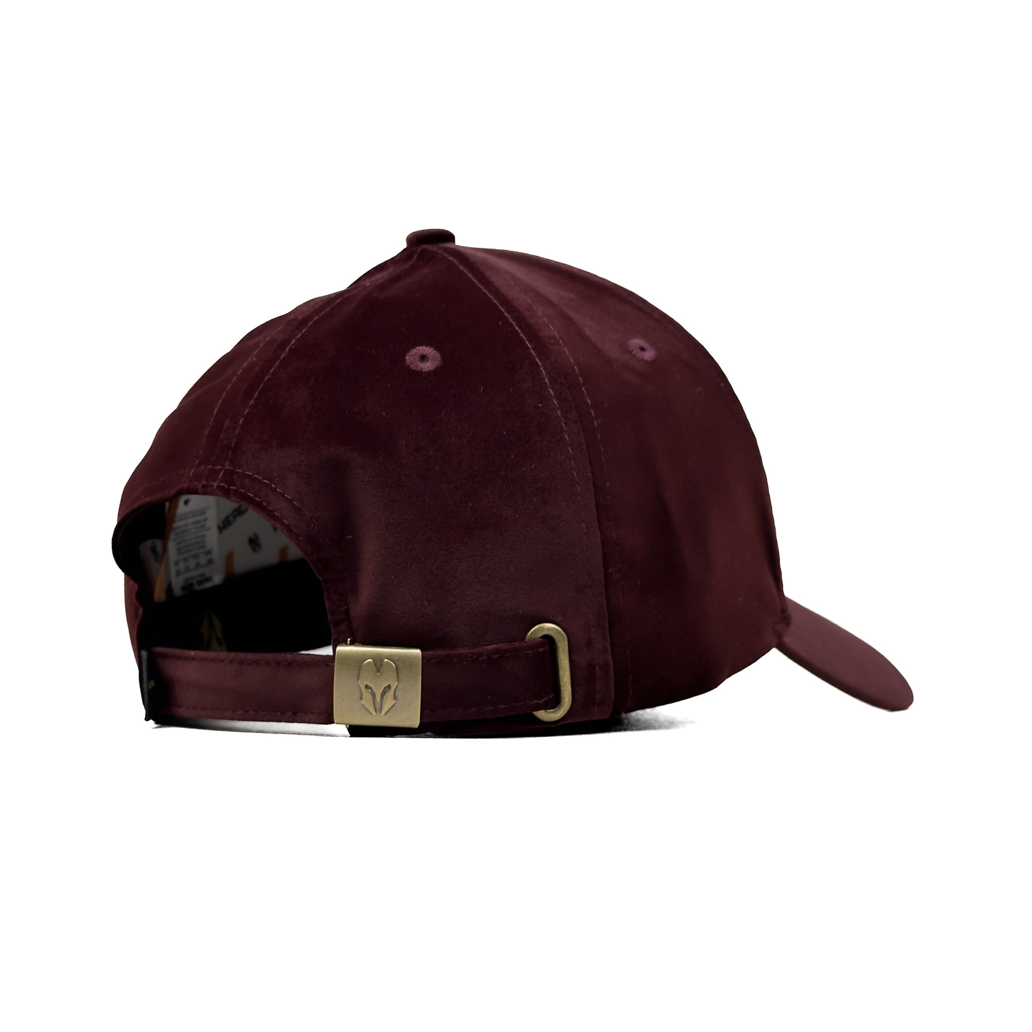 HEAD GEAR MAROON GOLD VELVET LIMITED EDITION CAP