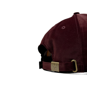 HEAD GEAR MAROON GOLD VELVET LIMITED EDITION CAP