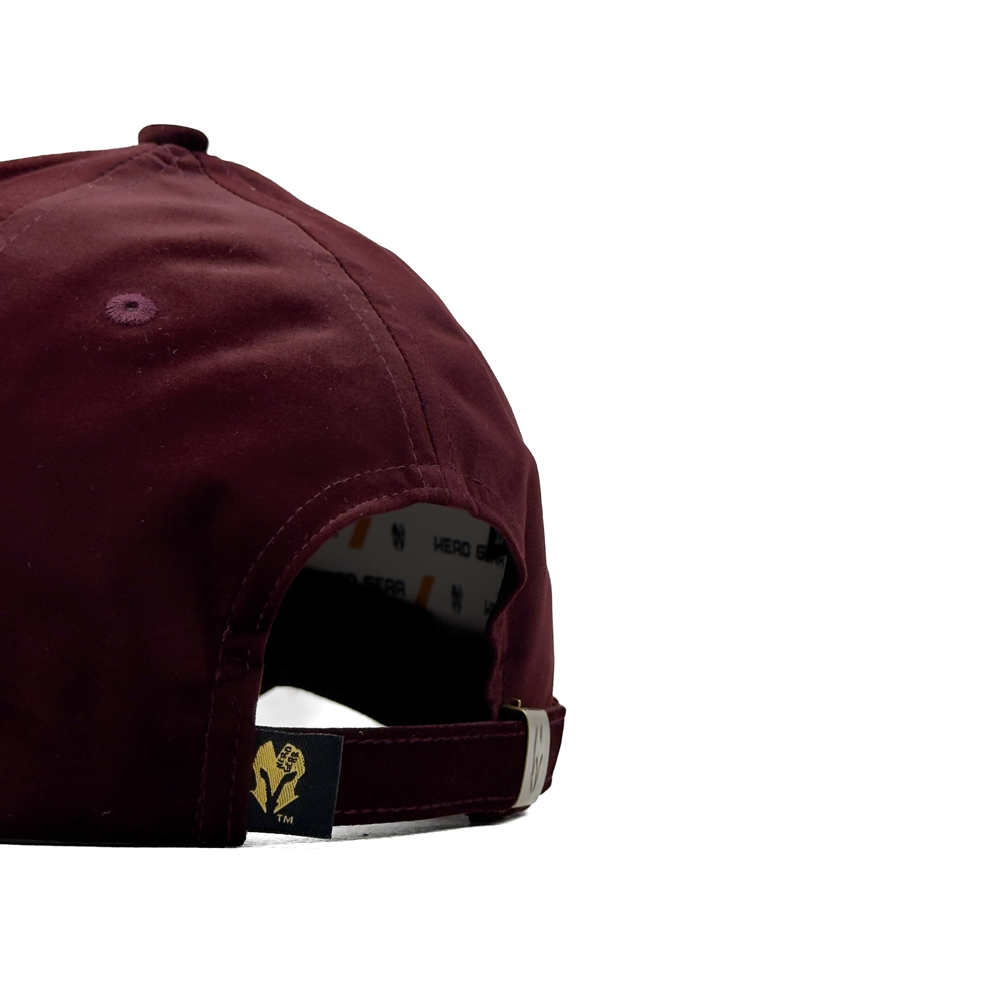 HEAD GEAR MAROON GOLD VELVET LIMITED EDITION CAP