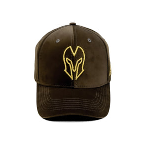 HEAD GEAR DARK OLIVE GOLD VELVET LIMITED EDITION CAP