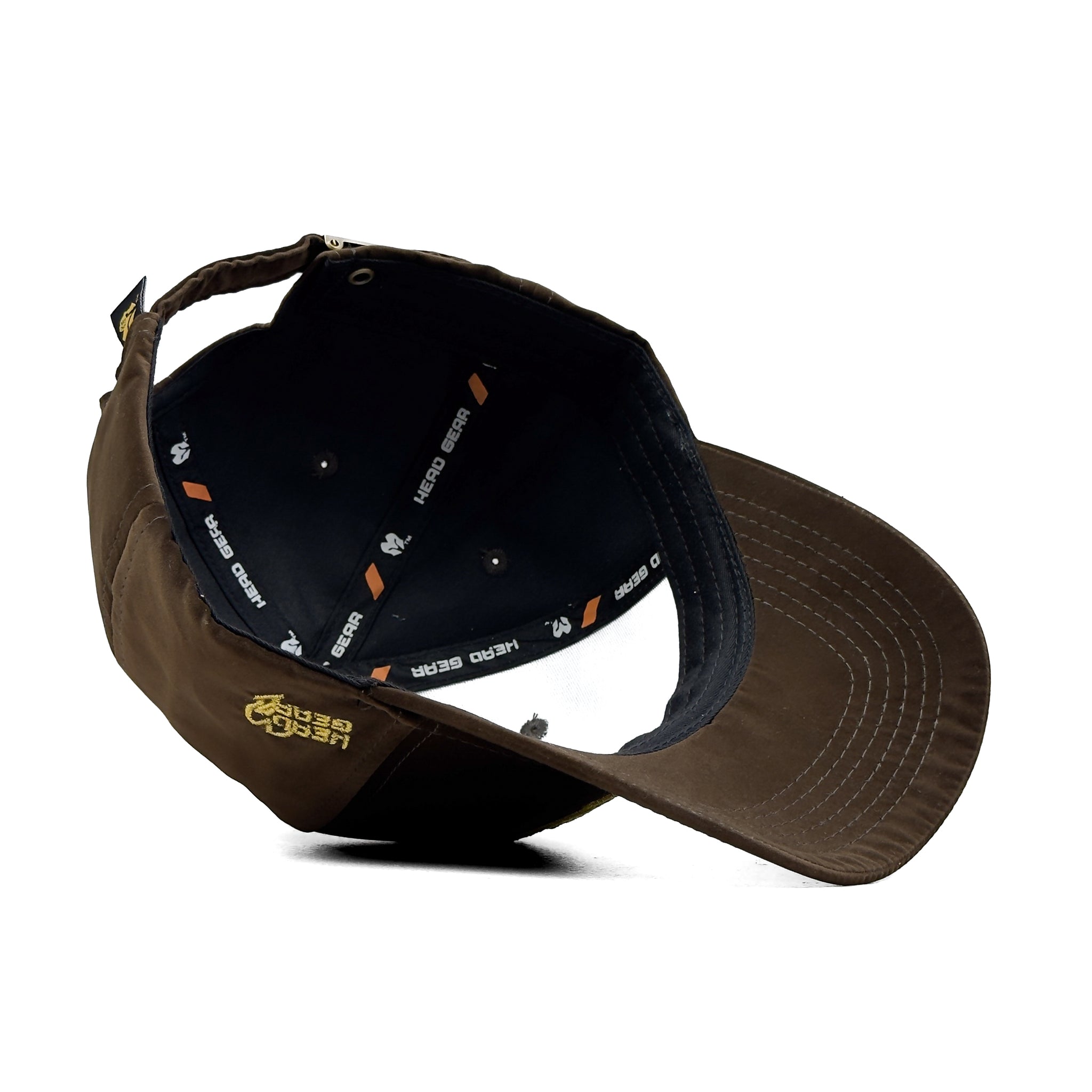 HEAD GEAR DARK OLIVE GOLD VELVET LIMITED EDITION CAP