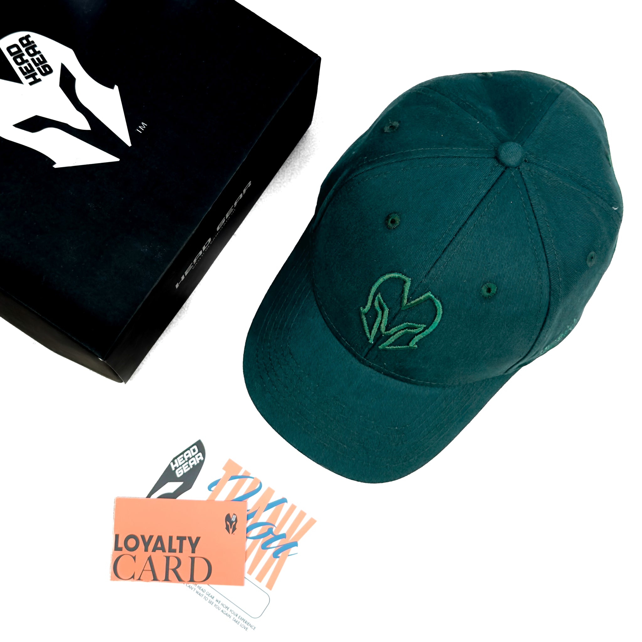 HEAD GEAR SUPER TWILL BOTTLE GREEN CAP