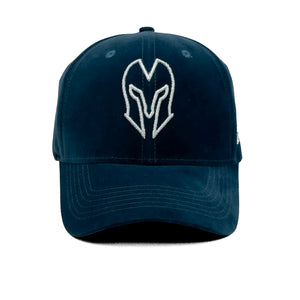 HEAD GEAR SILVER NAVY BLUE VELVET LIMITED EDITION CAP