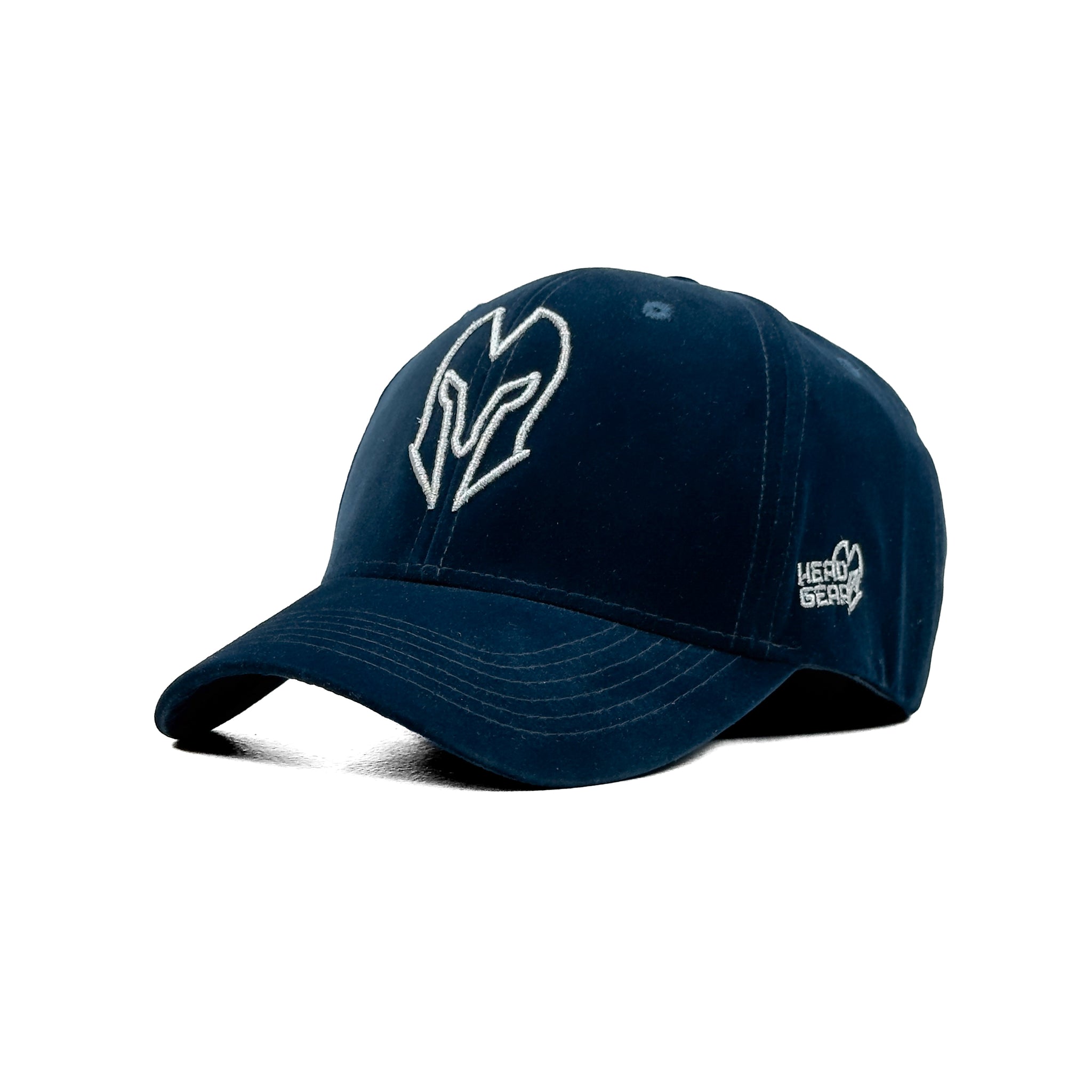 HEAD GEAR SILVER NAVY BLUE VELVET LIMITED EDITION CAP