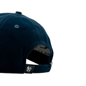 HEAD GEAR SILVER NAVY BLUE VELVET LIMITED EDITION CAP