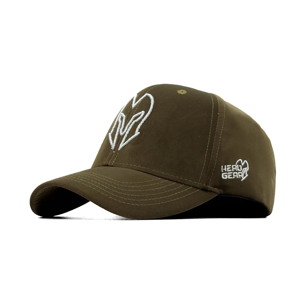HEAD GEAR SILVER DARK GREEN VELVET LIMITED EDITION CAP