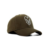 HEAD GEAR SILVER DARK GREEN VELVET LIMITED EDITION CAP