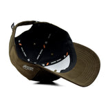 HEAD GEAR SILVER DARK GREEN VELVET LIMITED EDITION CAP