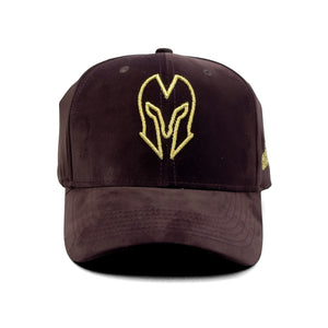 HEAD GEAR DARK BROWN VELVET LIMITED EDITION CAP