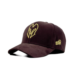 HEAD GEAR DARK BROWN VELVET LIMITED EDITION CAP