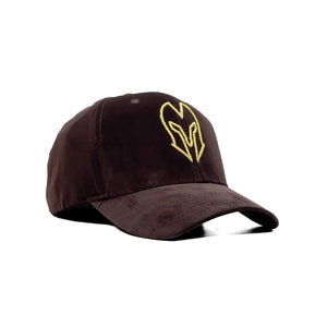 HEAD GEAR DARK BROWN VELVET LIMITED EDITION CAP