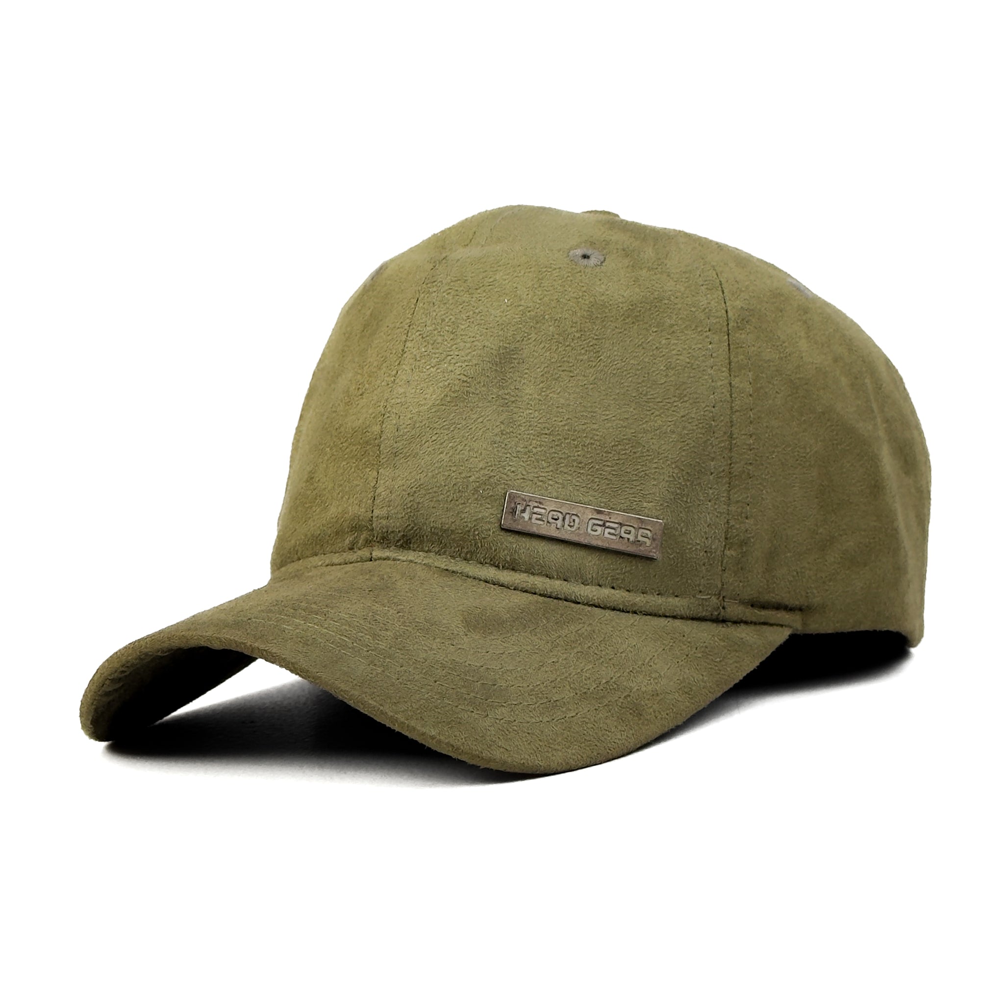 HEAD GEAR OLIVE RUSTIC METAL PATCH CAP