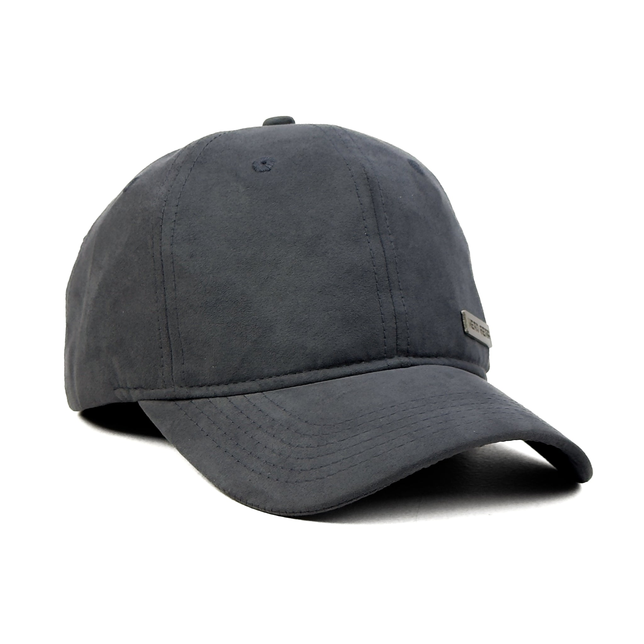 HEAD GEAR GREY RUSTIC METAL PATCH CAP