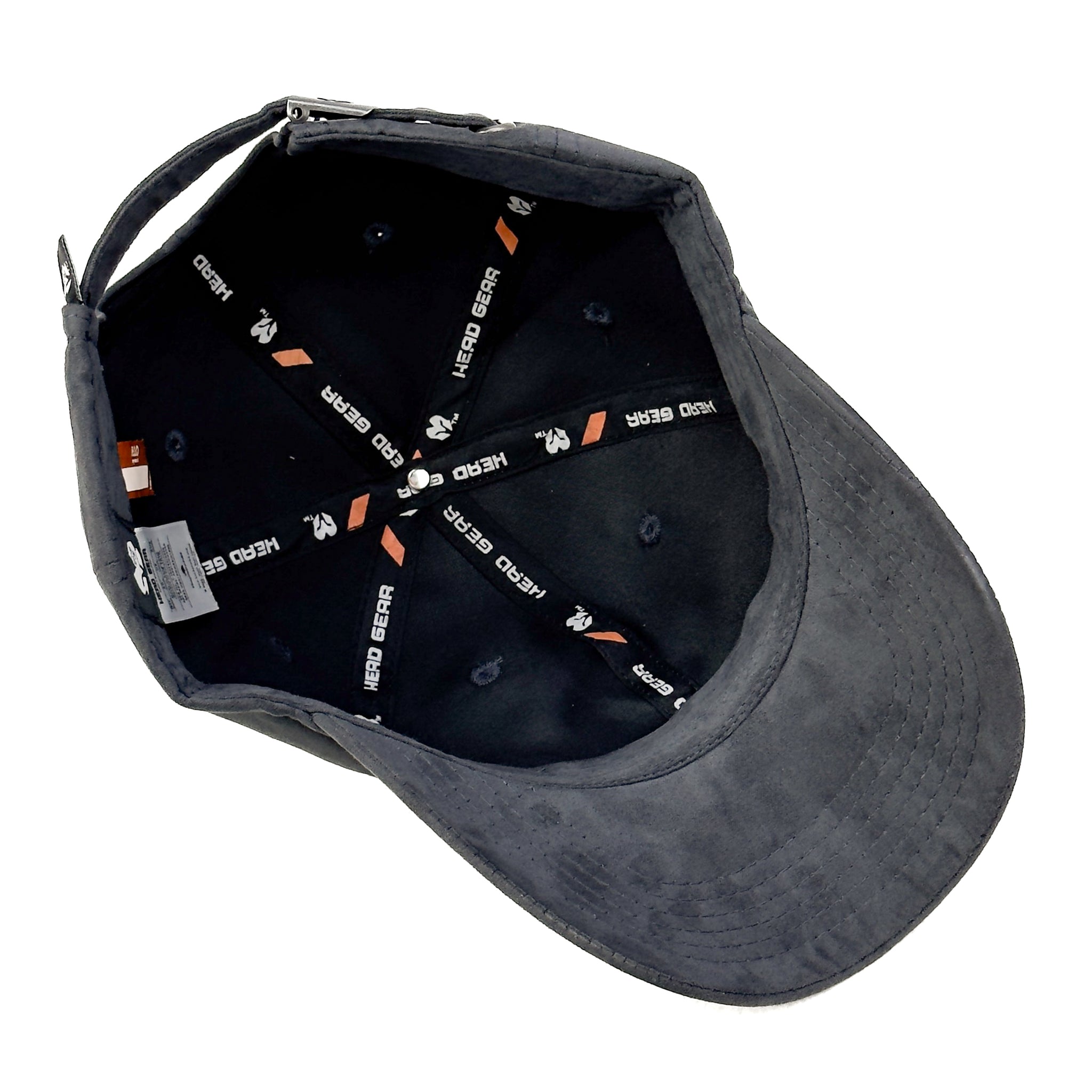 HEAD GEAR GREY RUSTIC METAL PATCH CAP