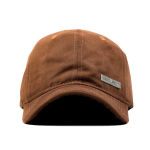 HEAD GEAR BROWN RUSTIC METAL PATCH CAP