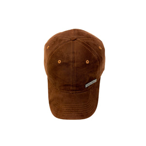 HEAD GEAR BROWN RUSTIC METAL PATCH CAP