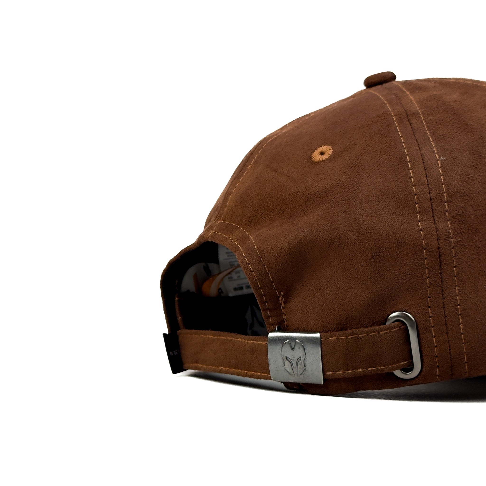 HEAD GEAR BROWN RUSTIC METAL PATCH CAP