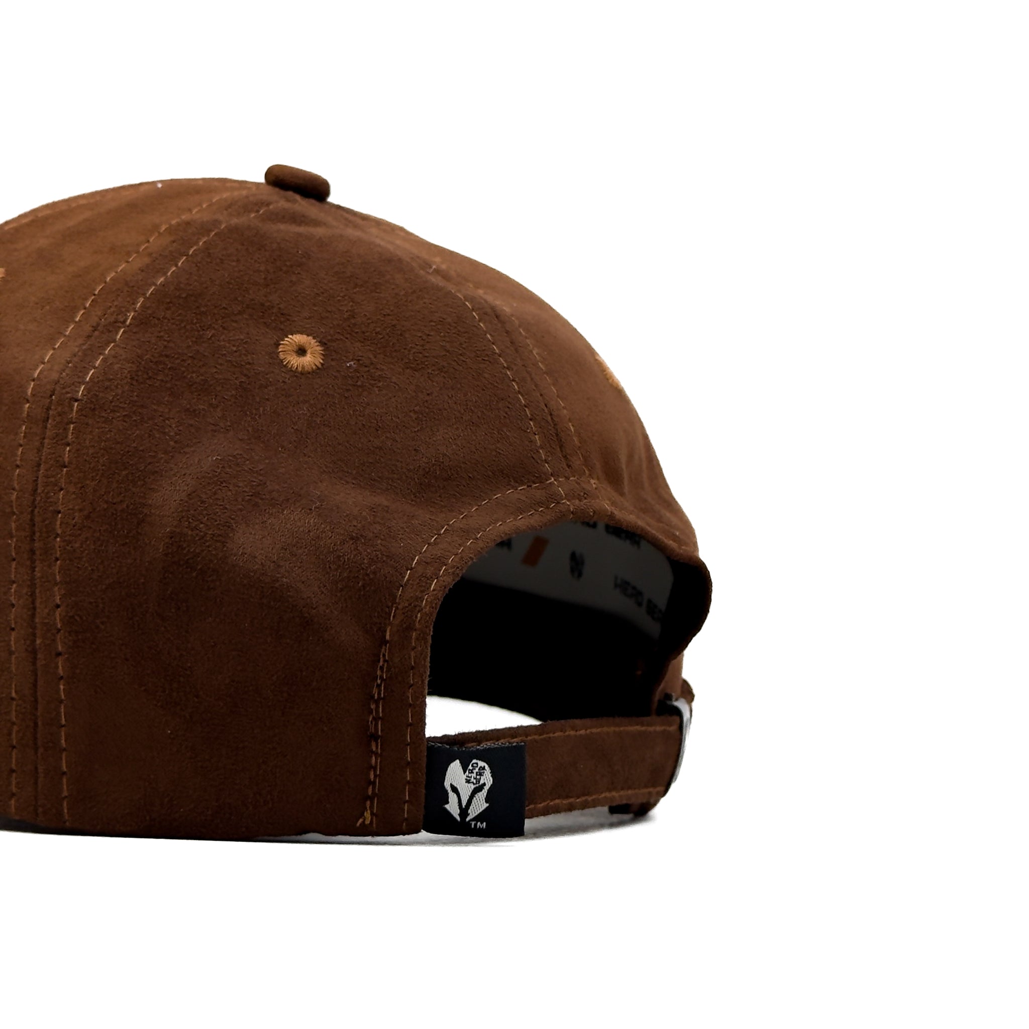 HEAD GEAR BROWN RUSTIC METAL PATCH CAP