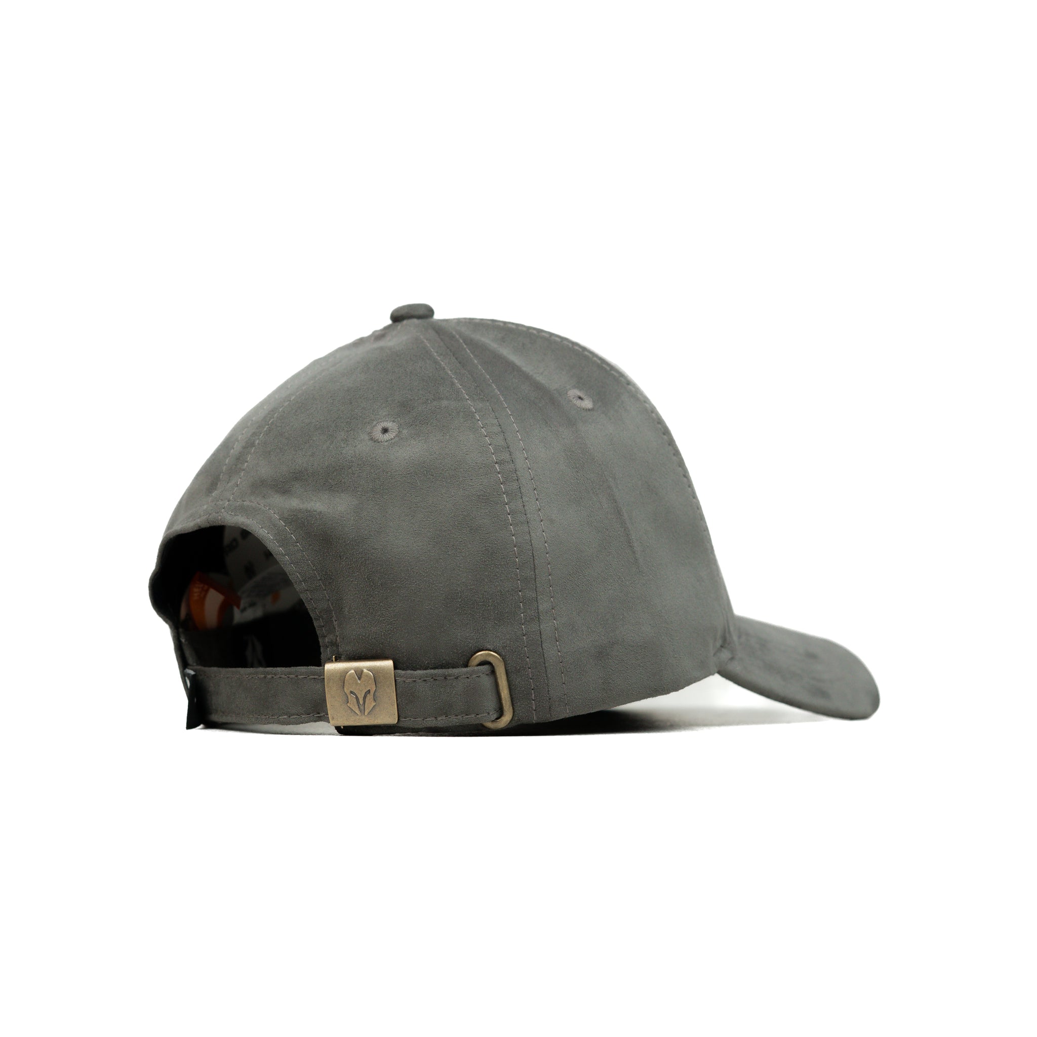 HEAD GEAR GREY AND BLACK CONTRAST SUEDE CAP