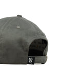 HEAD GEAR GREY AND BLACK CONTRAST SUEDE CAP