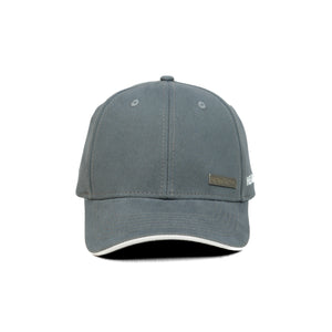 HEAD GEAR GREY RUSTIC METAL PATCH SANDWICH CAP