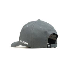 HEAD GEAR GREY RUSTIC METAL PATCH SANDWICH CAP