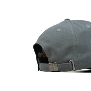 HEAD GEAR GREY RUSTIC METAL PATCH SANDWICH CAP