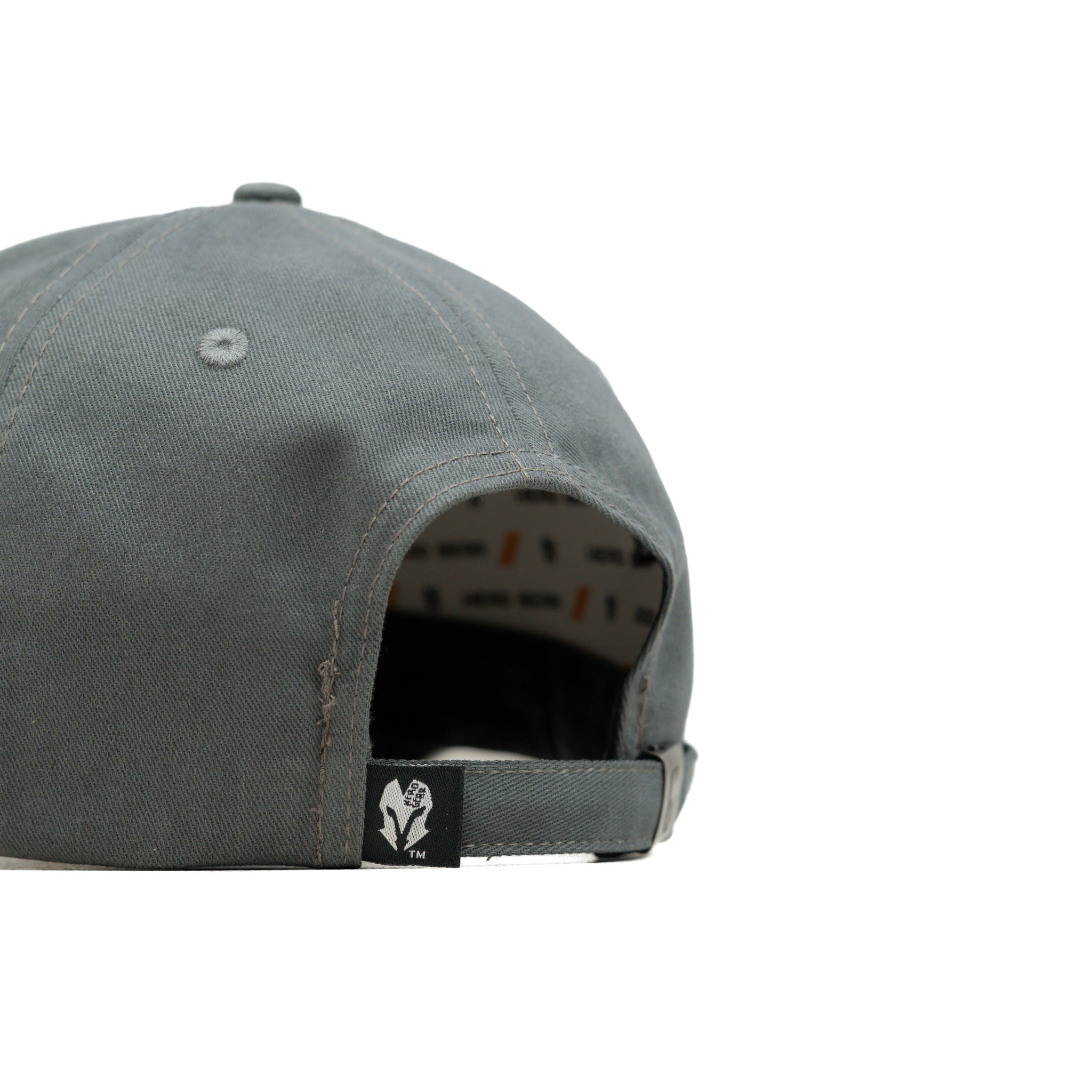 HEAD GEAR GREY RUSTIC METAL PATCH SANDWICH CAP