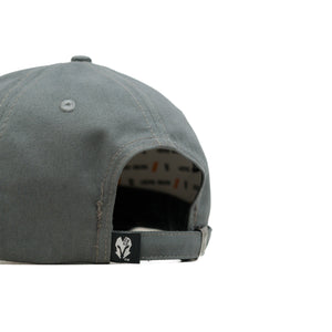HEAD GEAR GREY RUSTIC METAL PATCH SANDWICH CAP