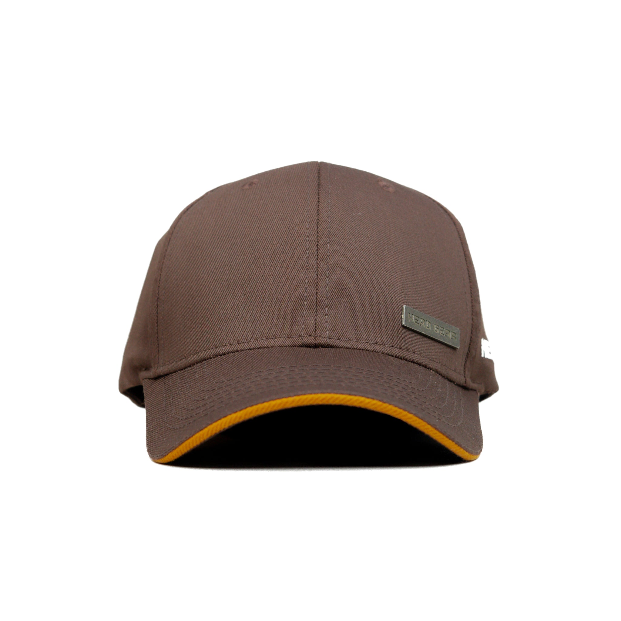 HEAD GEAR CHOCOALTE RUSTIC METAL PATCH SANDWICH CAP
