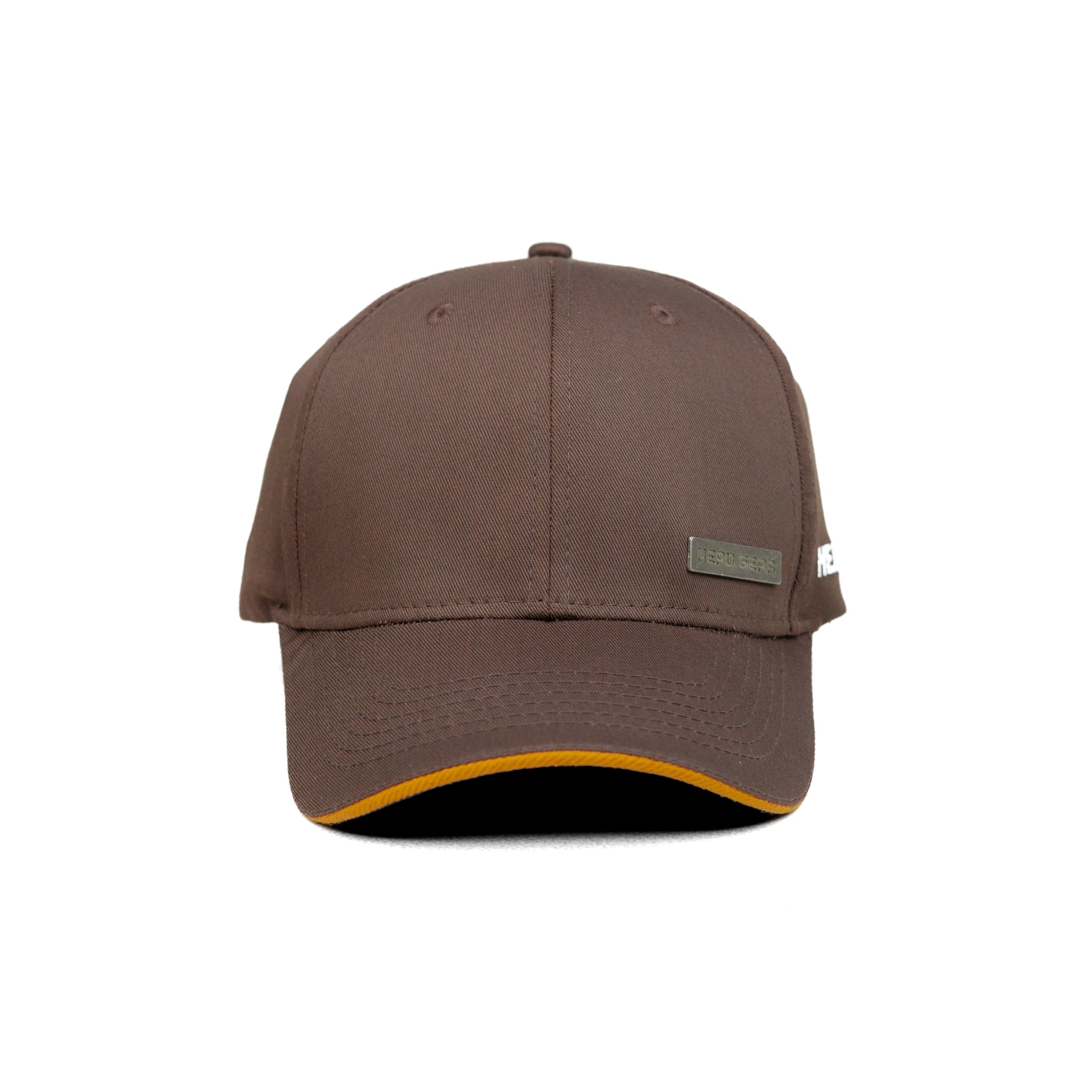 HEAD GEAR CHOCOALTE RUSTIC METAL PATCH SANDWICH CAP