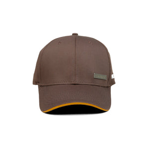 HEAD GEAR CHOCOALTE RUSTIC METAL PATCH SANDWICH CAP