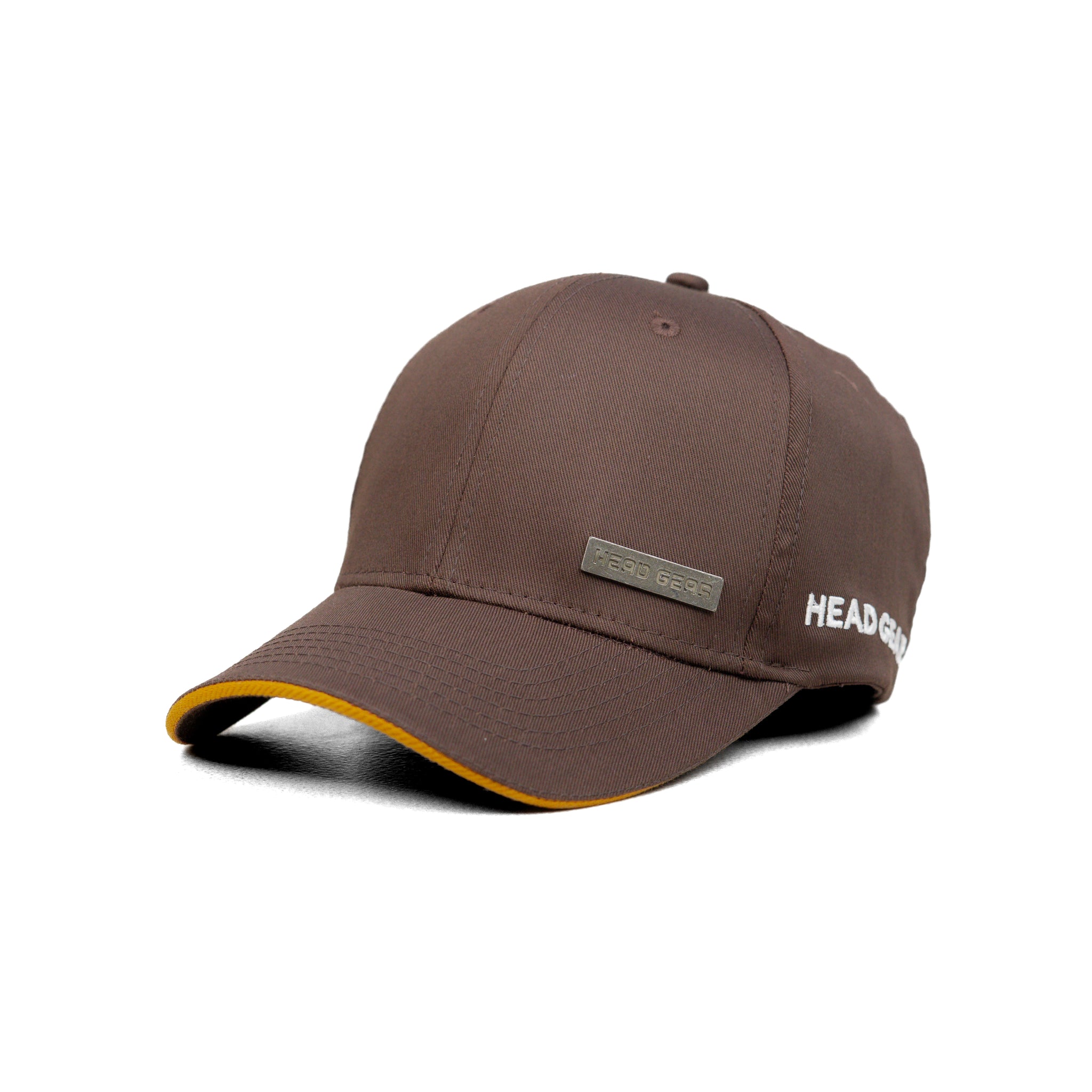 HEAD GEAR CHOCOALTE RUSTIC METAL PATCH SANDWICH CAP