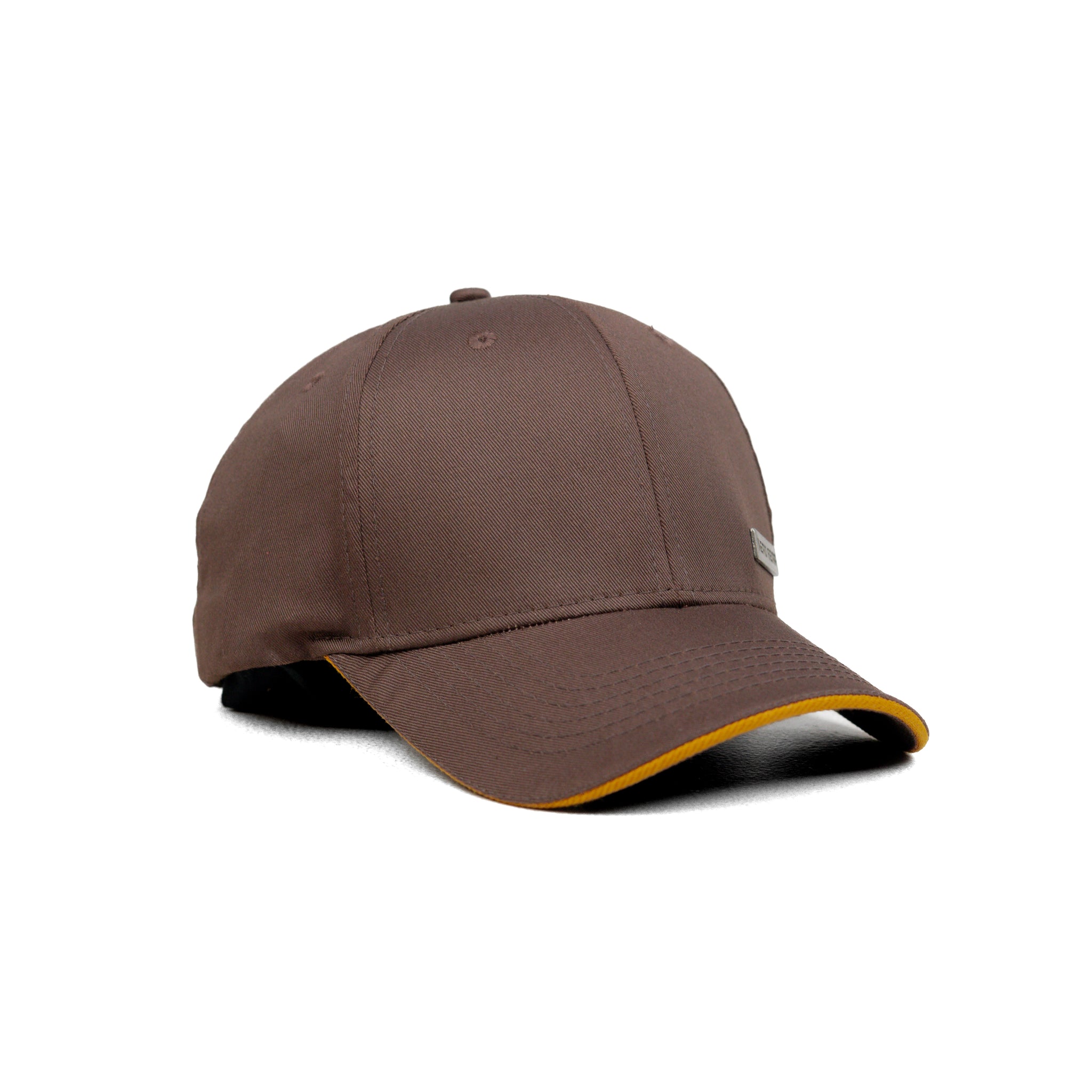 HEAD GEAR CHOCOALTE RUSTIC METAL PATCH SANDWICH CAP