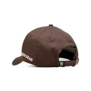 HEAD GEAR CHOCOALTE RUSTIC METAL PATCH SANDWICH CAP