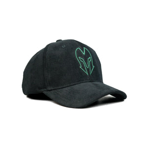 HEAD GEAR BLACK AND GREEN CONTRAST CORD CAP