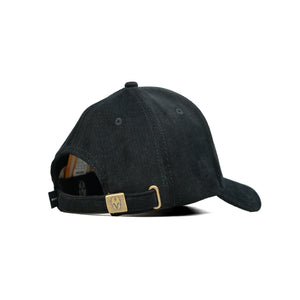 HEAD GEAR BLACK AND GREEN CONTRAST CORD CAP